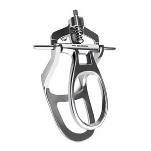 Articulador dental cromado de arco medio-bajo con bisagra, instrumento para prótesis, modelo protésico ajustable para laboratorio dental - Product Image 5