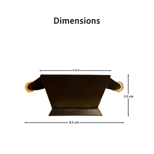 Cuenco de Metal Havan Kund para el Hogar, Cuenco para Rituales de Fuego, Cuenco de Metal Duradero para Homa Yagna, Brasero para Pooja Hindú, Decoración Religiosa para el Hogar - Product Image 4