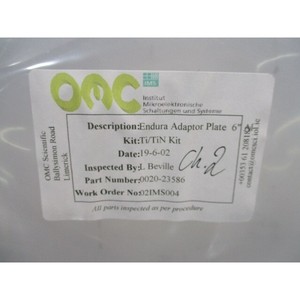 AMAT 0020-23586 Placa Adaptadora Shield, Endura, 8" - Equipo y Piezas de Semiconductores de Confianza de Tradicción Global - Product Image 1