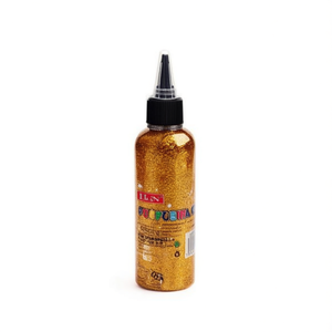 Ilan <b>Glitter</b> Glue 120G Gold For Craft And Art Projects - Product Image 1