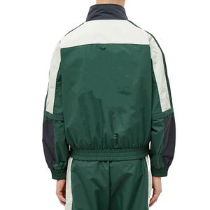 Top Trendy <b>Men's</b> Color Blocking <b>Racer</b> <b>Jacket</b> Stand Collar Zipper Closure Sporty Windproof Polyester Autumn Wear Eco-Friendly - Product Image 4