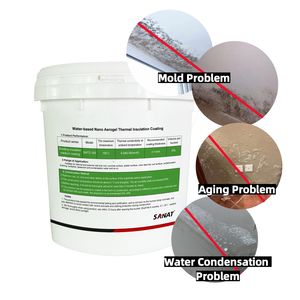 Revêtement Aérogel Peinture Aérogel Isolation Efficace avec Matériau en Silicium pour Extérieur Extérieur Entrepôt et Chambre à Coucher Construction - Product Image 1