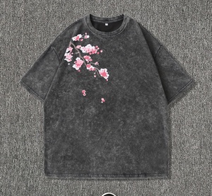 Camiseta de Verano Casual para Hombre, Estilo Vintage, Corte Holgado, 100% Algodón Transpirable, Impresión Serigráfica de Alta Calidad - Product Image 1