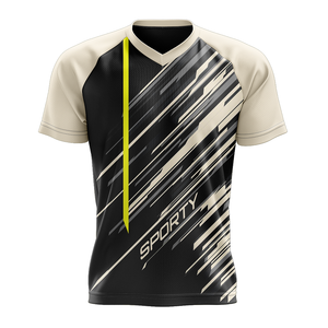 T-shirt décontracté d'été pour homme, col en V, en tissu tricoté respirant, grande taille, manches courtes 2026 - Product Image 5