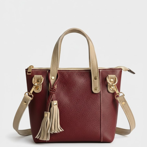 Sac fourre-tout en cuir de luxe pour femmes |   Sac à main à franges de créateur |   Sac à bandoulière grande capacité |   Sac à main pour femme tendance - Product Image 4