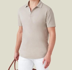 Camiseta Polo de Manga Corta para Hombre, Logotipo Personalizado Impreso, Ropa Urbana, Camiseta de Algodón Bordada para Hombre, Polos de Piqué de Alta Calidad - Product Image 2