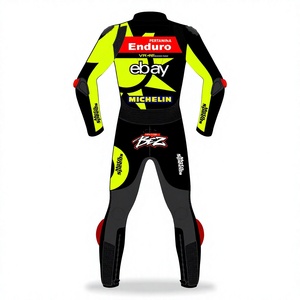 ชุดแข่งรถมอเตอร์ไซค์ Marco Bezzecchi MotoCP หนังวัว/หนังจิงโจ้ สำหรับขับขี่มอเตอร์ไซค์บนสนาม/ขี่มอเตอร์ไซค์ ชุดจั๊มสูทหนังสำหรับนักขี่มอเตอร์ไซค์/ชุดนักขี่มอเตอร์ไซค์ ระดับ 2 CE Pro - Product Image 2