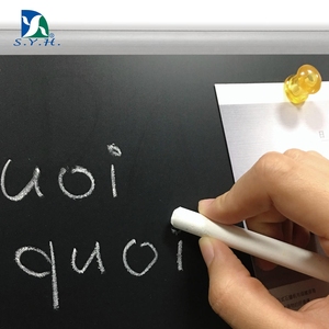 Tableau magnétique SYH avec cadre en aluminium argenté et protections d'angle, non pliable, pour l'école et le bureau - Product Image 5