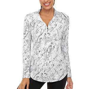Camiseta Deportiva de Manga Larga para Mujer, Transpirable y Elegante, con Logotipo Frontal Reversible, Ecológica, para Entrenamiento Físico y Comodidad Diaria - Product Image 1