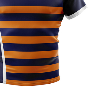Camiseta de Rugby al por Mayor 100% Poliéster, Transpirable, de Secado Rápido, con Nombre y Número del Equipo Personalizados, Tallas para Adultos - Product Image 5
