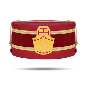 Gorra Masónica Personalizada de Grado 32, Gorra Masónica Bordada a Mano al por Mayor, con Terciopelo de Alta Calidad en el Interior - Product Image 4