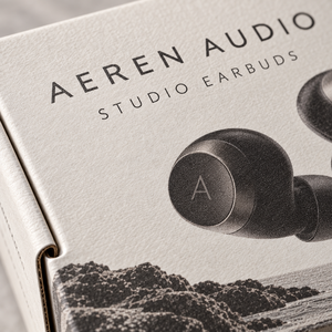 กล่องบรรจุภัณฑ์ไปรษณีย์ลูกฟูกพิมพ์ลายสำหรับหูฟัง AEREN Studio แบบกำหนดเอง - Product Image 3