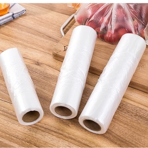 Sacs en plastique HDPE transparents biodégradables personnalisés en gros avec soufflet de fond et fermeture éclair en rouleau pour le stockage alimentaire, le pain et les fruits - Product Image 3