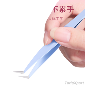 ขายส่งอุปกรณ์ต่อขนตาหลายสี ความแม่นยำสูง ราคาโรงงาน แหนบต่อขนตาแบบมืออาชีพใหม่ ราคา 0.7 ดอลลาร์ - Product Image 3