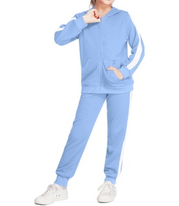 Low MOQ Plus Size Women Casual Jogger Suit <b>Plain</b> Color Women <b>Tracksuit</b> Street Wear New Arrival Women Track Suit for Adult Ladies - Product Image 1