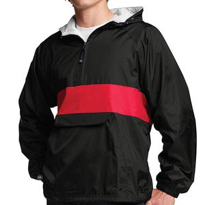 Chaquetas cortavientos impermeables personalizadas para hombre, ligeras, con cremallera de un cuarto, de Pakistán. - Product Image 6