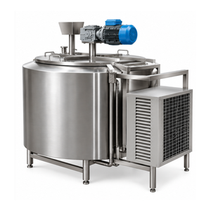 Tanque de Enfriamiento de Leche Automático de 220V con Control PLC y Motor para Fábrica de Procesamiento de Lácteos y Línea de Procesamiento - Product Image 2