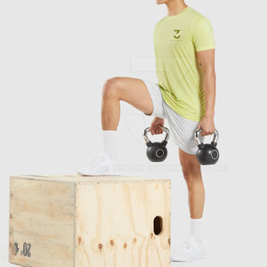 Camisetas de gimnasio para hombre Performance Lifestyle con material flexible de secado rápido para deportes activos y ropa de fitness. - Product Image 4
