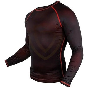 Camisetas de compresión para gimnasio, manga larga, personalizadas, para BJJ, Rashguard de MMA, Rashguard sublimado, OEM, ODM - Product Image 3