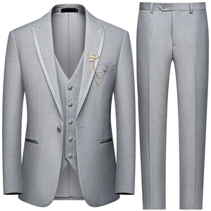 Top Quality Wholesale Men <b>Suits</b> Slim Fit New Fashionable Casual Business Office Use Formal Wear Men Pant Coat - Product Image 5