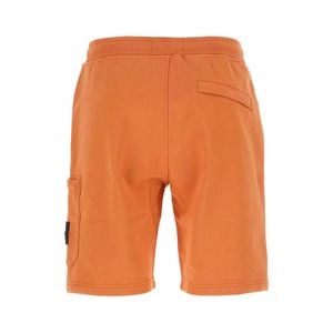 Pantalones Cortos de Lona Naranja para Hombre con Cordón y Bolsillos, Cintura Alta, Estampado Floral, Secado Rápido, Transpirables, 100% Algodón, Ropa de Playa - Product Image 2