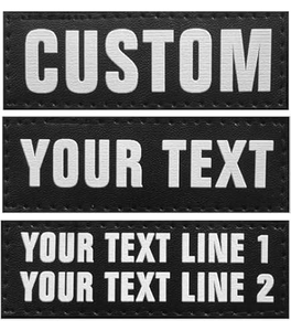 Badge thermocollé découpé au laser de haute qualité avec fixation auto-agrippante pour équipement tactique et de sécurité - Product Image 2