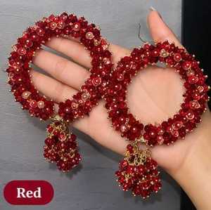Magnifiques ensembles de Gajra pour femmes, bracelets floraux artificiels, bijoux pour femmes, pour mariages et fêtes, couleurs personnalisées, bracelet tendance - Product Image 6