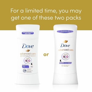 Déodorant anti-transpirant en stick Advanced Care Sheer Fresh, lot de 4, anti-taches, protection 72 heures, 2,6 oz - Product Image 4
