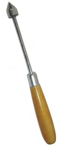 Iron Irregular Shape <b>Engraving</b> <b>Tool</b> with Wooden Handle for Jewelry <b>Engraving</b> and Ring Making - Product Image 2