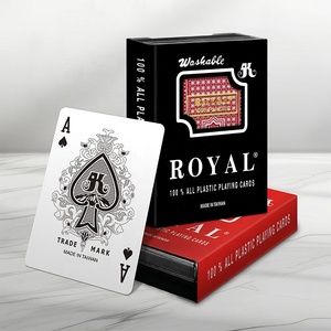 สำหรับไพ่พลาสติกซีรีส์คลาสสิก - ขนาดมาตรฐานสำหรับไพ่โป๊กเกอร์ (62x88 มม.) 54 ใบ  ผิวมันเงา ดีไซน์โดดเด่น - Product Image 2