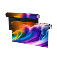 Pantalla LED Plegable Innovadora, Pantalla LED Enrollable, Pantalla LED Flexible para Pared, Pantalla LED Interactiva GOB, Pantalla LED Tipo Alfombra Mágica