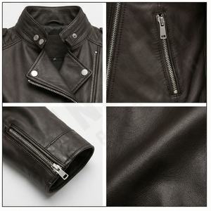 เสื้อแจ็คเก็ตหนังถักสำหรับผู้หญิง คอปกแบบใหม่ ระบายอากาศได้ดี แฟชั่นฤดูหนาว คุณภาพสูง รับผลิตตามแบบ สวมใส่สบาย บริการ OEM - Product Image 4