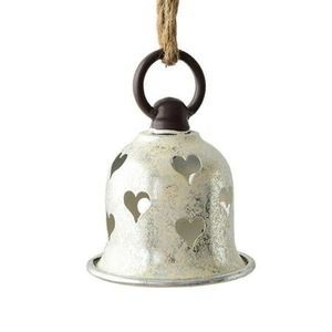 Adorno Navideño de Metal con Forma de Ciervo, Decoración Artesanal Vintage con Acabado Plateado - Product Image 2