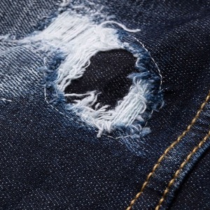 Veste en jean à capuche pour homme Outfitize, style sweat-shirt superposé, décontractée, printemps-automne - Product Image 5