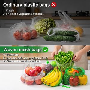 Net Bags for Vegetables - Seafood Boil Bags For <b>Crab</b> Clam Shrimp Cooking,Mesh Bags for Vegetables - Product Image 4