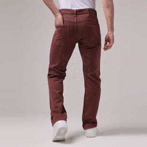 Proveedor Mayorista de Jeans Casuales Rectos Ligeros de Calidad Premium, 100% Algodón Elástico, Servicio OEM, MOQ Bajo, para Hombre - Product Image 5