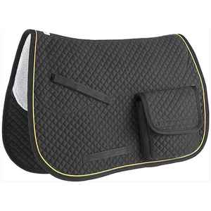 Ensemble de tapis de selle et de protections de sabots pour chevaux CST à imprimé léopard, tapis de selle en tissu maillé, respirabilité élevée, confort pour le cheval - Product Image 1