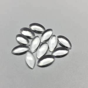 Cabochon en cristal naturel poli à dos plat, forme marquise, pierre précieuse en vrac pour la fabrication de bijoux, vente en gros, approvisionnement en vrac - Product Image 2