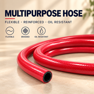 Tuyau multi-usages renforcé en PVC, 19 mm ID, 29 mm OD, rouleau de 100 m, pour la construction, l'atelier, l'agriculture, la distribution d'eau, l'usine, OEM, ODM - Product Image 1