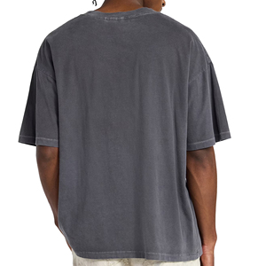 T-shirt surdimensionné personnalisé en coton respirant, T-shirt tendance, marque privée, OEM, ODM, fabricant de vêtements en gros, T-shirts surdimensionnés - Product Image 6
