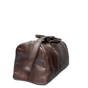 Bolsa de Viaje de Cuero para Hombre, Bolsa de Lona Grande de Cuero Crazy Horse, Bolsa de Viaje Deportiva, Bolsa de Lona de Cuero Genuino Resistente, Venta al por Mayor, Marca Personalizada - Product Image 4