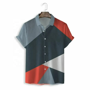 เสื้อเชิ้ตฮาวายแฟชั่นผู้ชาย ดีไซน์ลำลองสำหรับวันหยุดพักผ่อน เสื้อเชิ้ตชายหาดติดกระดุม พิมพ์ลายเต็มตัว เสื้อเชิ้ตออกแบบเอง ขายส่ง - Product Image 4