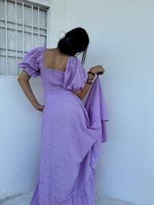 Femmes filles pur coton Maxi robe indien bloc imprimé décontracté été soirée à la mode nouvelle vente en gros longue robe mi-longue - Product Image 4
