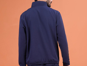 Survêtements de sport pour hommes de qualité supérieure, imprimés sur mesure, avec fermeture éclair, en microfibre coupe-vent et nylon - Product Image 3