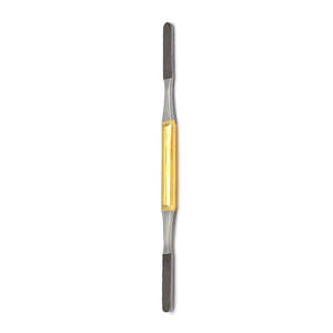 เครื่องมือขูดจมูกแบบสองด้าน Fomon ขนาด 21 ซม. สำหรับศัลยกรรมตกแต่ง ทำจากพลาสติก ผิวทังสเตนคาร์ไบด์ ผลิตจากเหล็กกล้าไร้สนิมเยอรมัน โดย Dentavex - Product Image 1