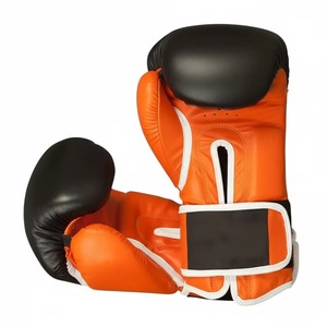 Guantes de Boxeo Personalizados para Hombre, de Cuero Vacuno con Peso, Duraderos, de Alta Calidad, para Entrenamiento Profesional y Combate - Product Image 1