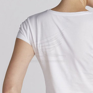 T-shirts décontractés d'été pour femmes, 100% coton, toile respirante, haute qualité, en vente - Product Image 4