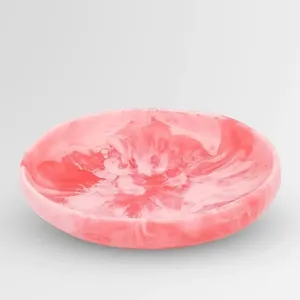 Luxury Style Vintage Large Resin Salad Platter Modern Design Marble Texture Finish Eco-Friendly Durable Stocked Serving Mixing - Product Image 3