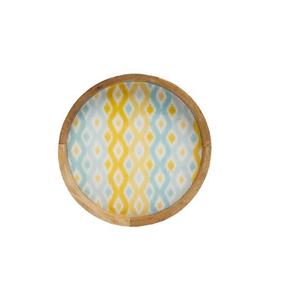 Plateau de service rectangulaire artisanal écologique en bois imprimé pour fruits et desserts – Idéal pour la cuisine et la maison – Prix de gros - Product Image 2