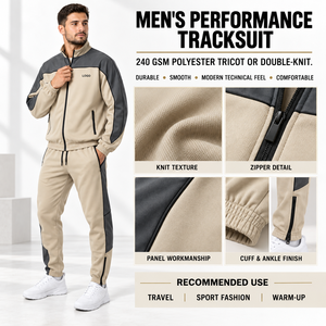 <b>Zip</b> Pockets Men's Training Tracksuit Hooded Drawstring Closure Eco-Friendly Cotton Workout Bulk Wholesale OEM Apparel Supplier - Product Image 6